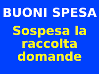 Buono spesa: RACCOLTA DOMANDE SOSPESA DAL 3 GIUGNO 2020