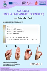 Corso di Lingua Italiana dei Segni (LIS)