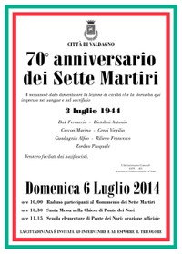 70° anniversario dei Sette Martiri