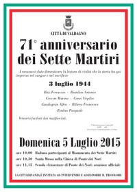 71° anniversario dei Sette Martiri