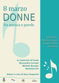 8 marzo DONNE fra musica e parole