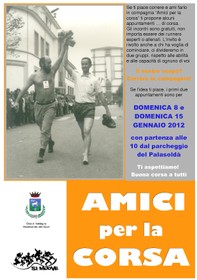 Locandina "Amici per la corsa"