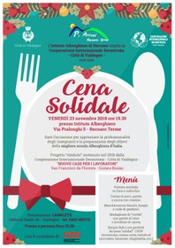 Cena solidale 23 11 18