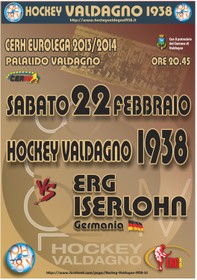 Hockey Valdagno Erg Iserlohn