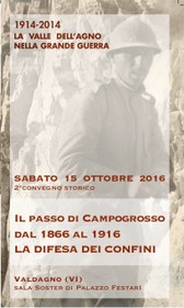 Il passo di Campogrosso dal  1866 al 1916