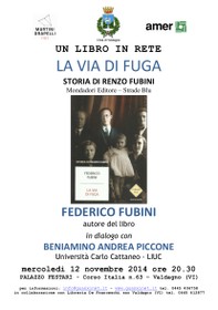 Un libro in rete: "La via di fuga. Storia di Renzo Fubini"